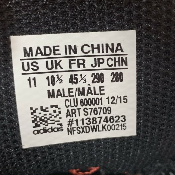 Adidas Solar Boost Red Running Sneakers Men’s size 11 Comfort Athletic Shoes - Picture 8 of 9